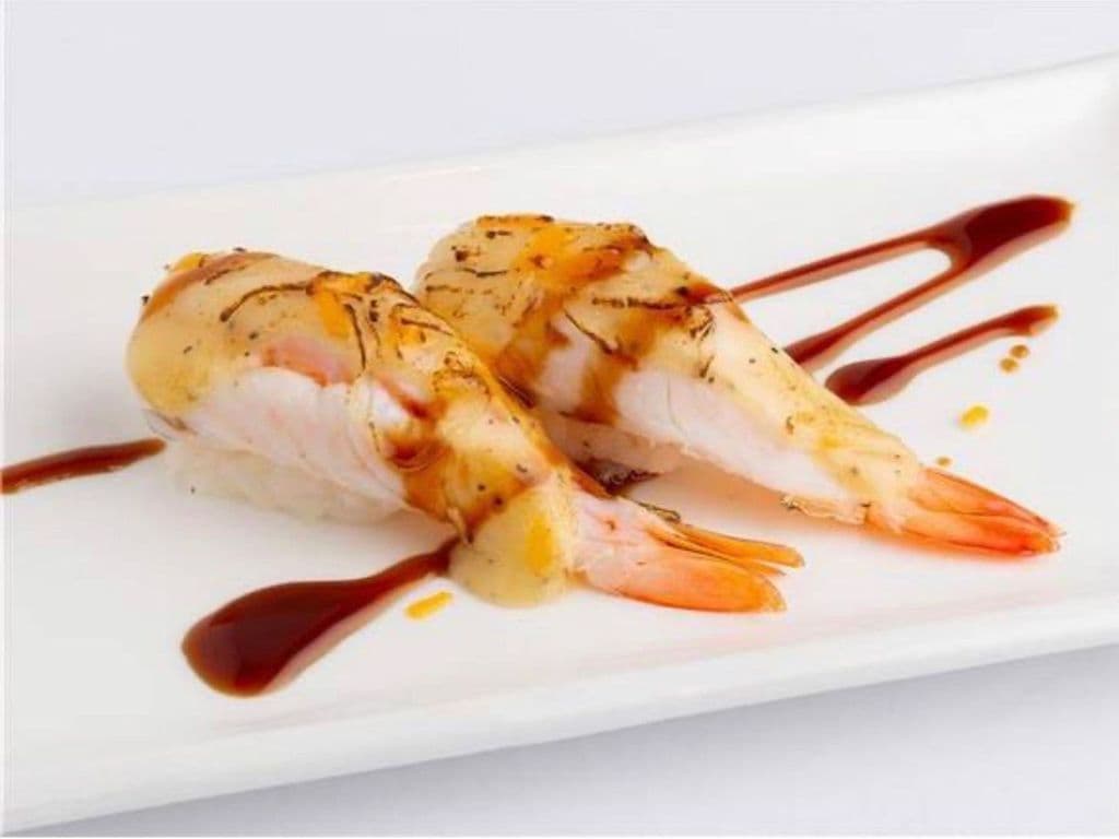 Torched Shrimp Sushi (2pcs)