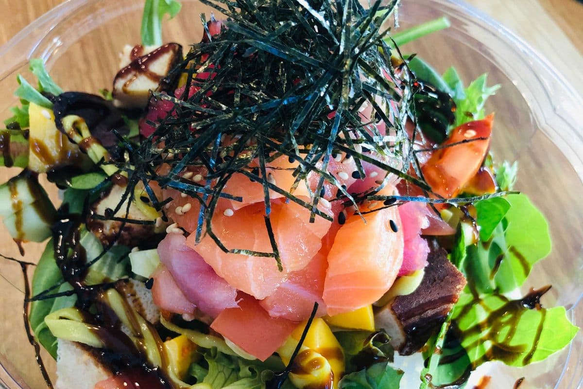 Salmon & Tuna Poke Rice