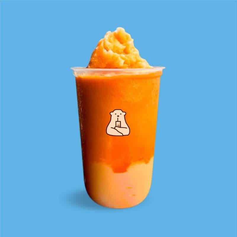 55. FROZEN THAI MILK TEA / 55. THÉ AU LAIT THAÏ GIVRÉ