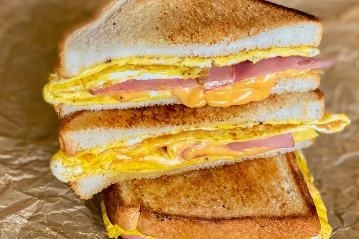 Egg and Turkey Sandwich