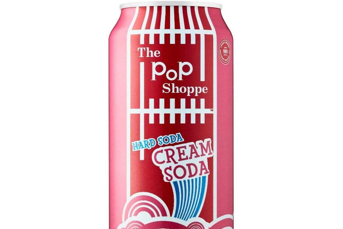 The Pop Shoppe Hard Soda Cream Soda (1 x 473 ml Can)
