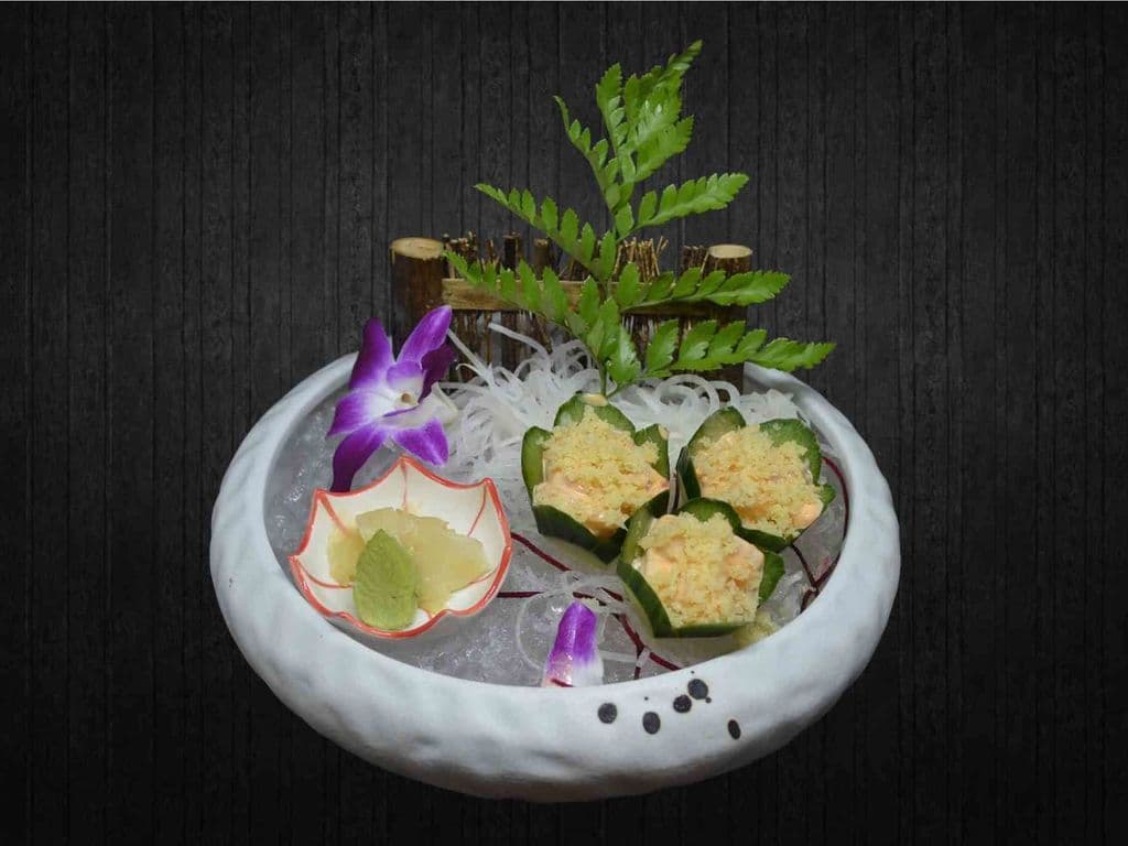 Spicy Salmon Sashimi