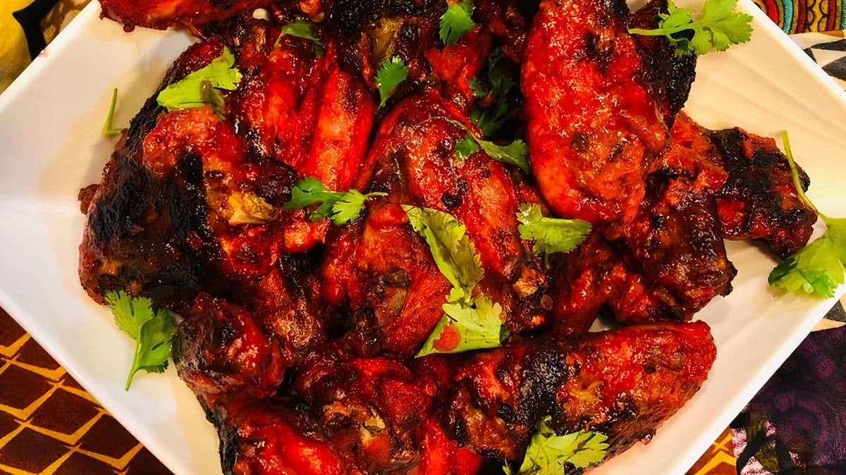 BEST Tandoori( Grilled) Chicken Wings/Fries/Pop