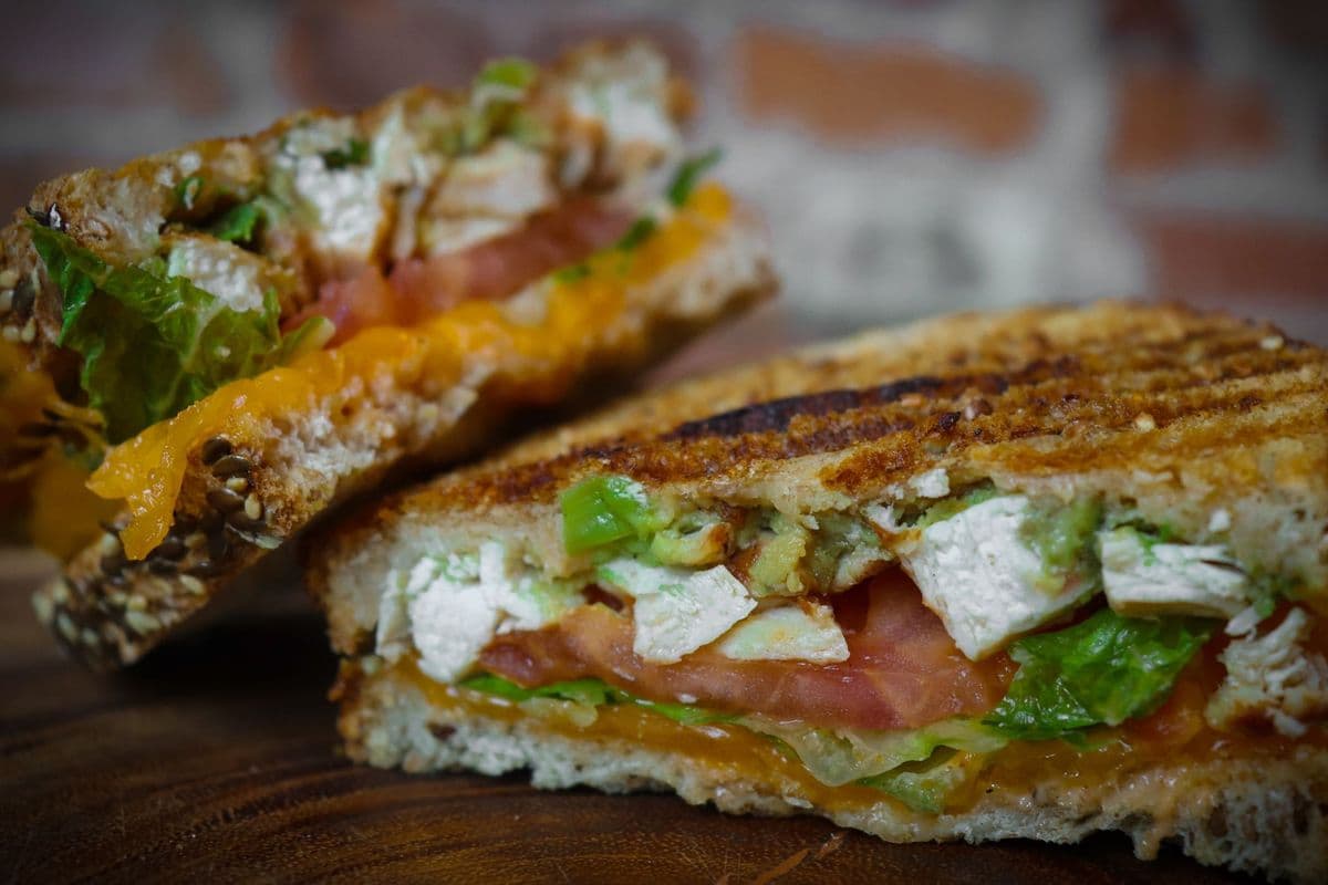 Festive Chipotle Chicken Panini