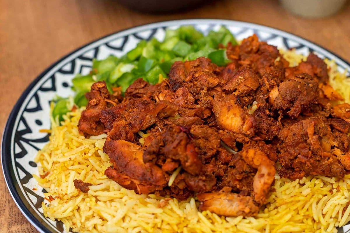 Chicken Tikka Over Rice
