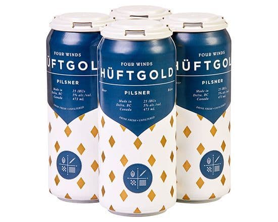 FOUR WINDS HUFTGOLD 4 CAN (4 x 473ML)