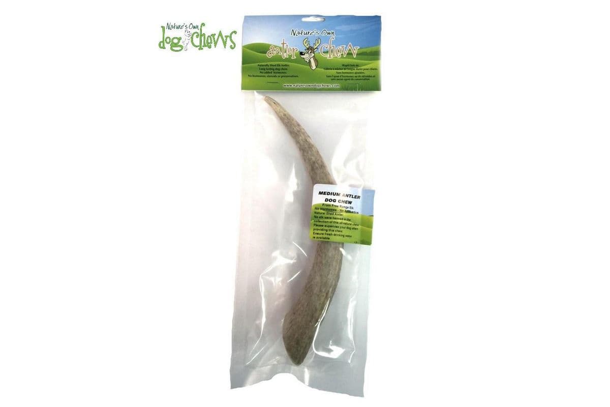 Nature's Own Dog Chews Elk Antler Dog Treats (Medium)