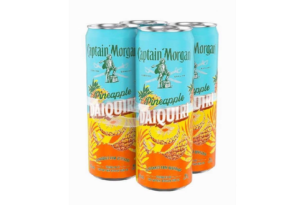CAPTAIN MORGAN PINEAPPLE DAIQUIRI 4 CAN (4 x 355 ML)