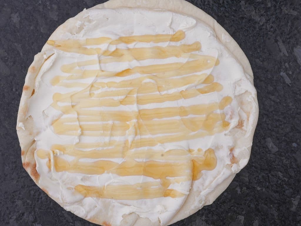 Labneh with Honey Manakish