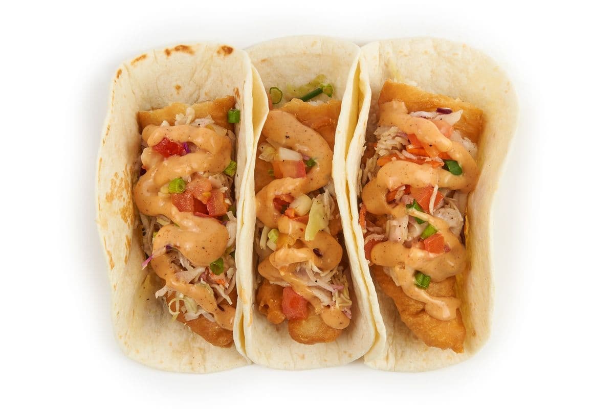 Fish (3 tacos) (754 Cal)