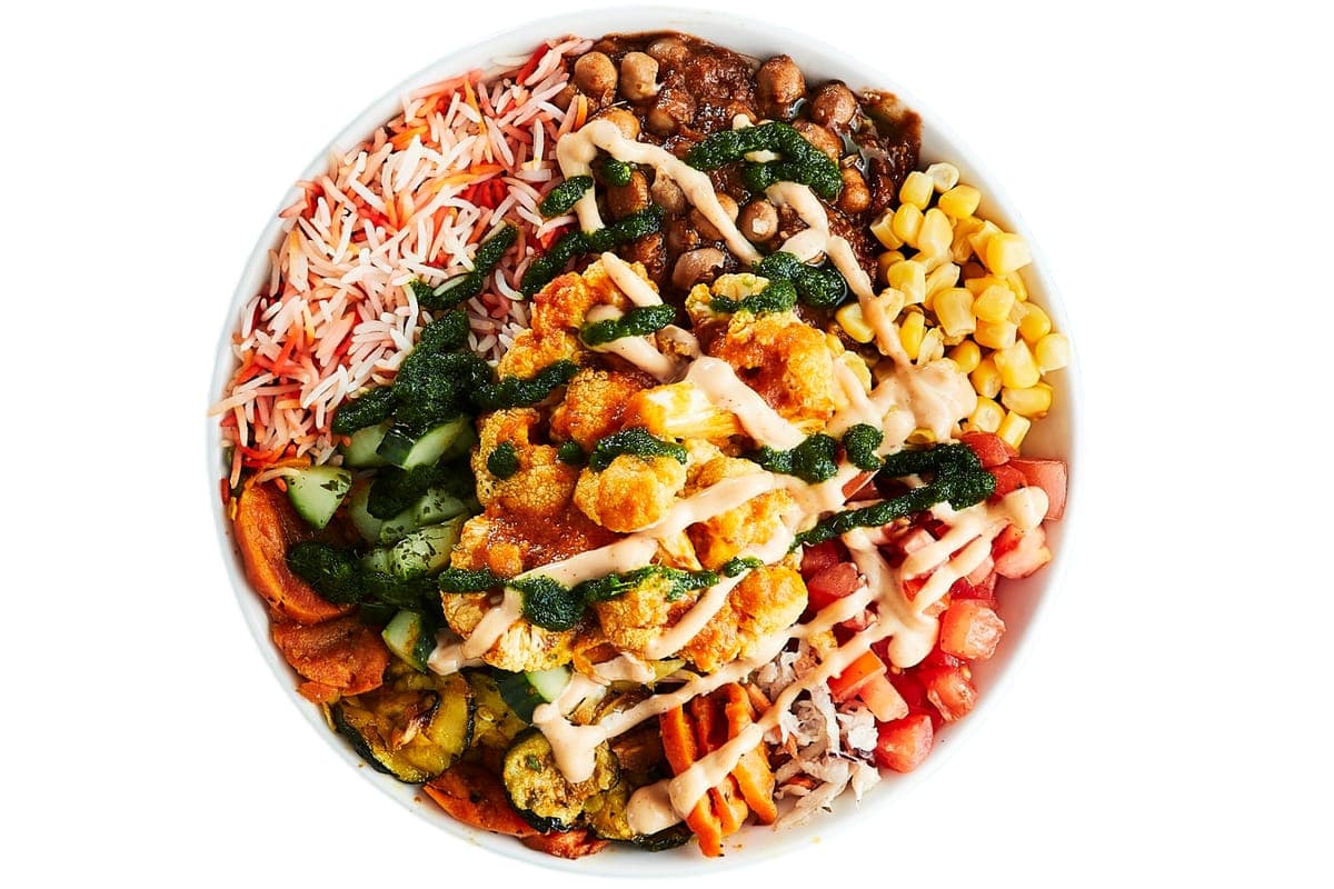 Large Double Protein Bowl