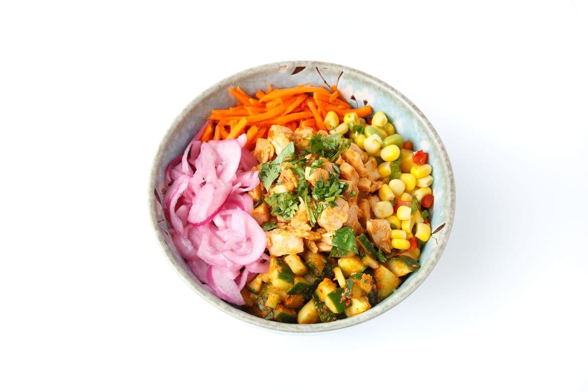 Spicy Gochu Chicken Bowl