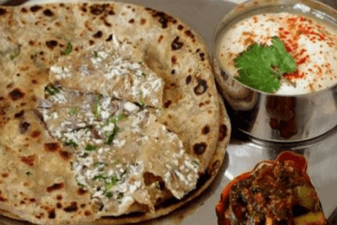 Chilli Paneer Parantha