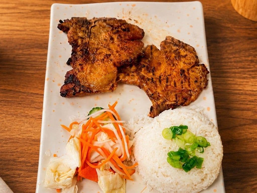 521. Grilled Pork Chop on Rice