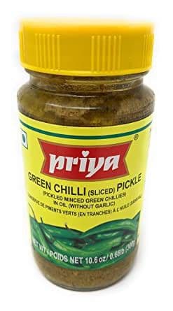 Priya Green Chilly Pickle (Achar) (300 g)