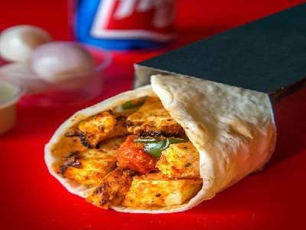 Wrap- Paneer Tikka With Fries