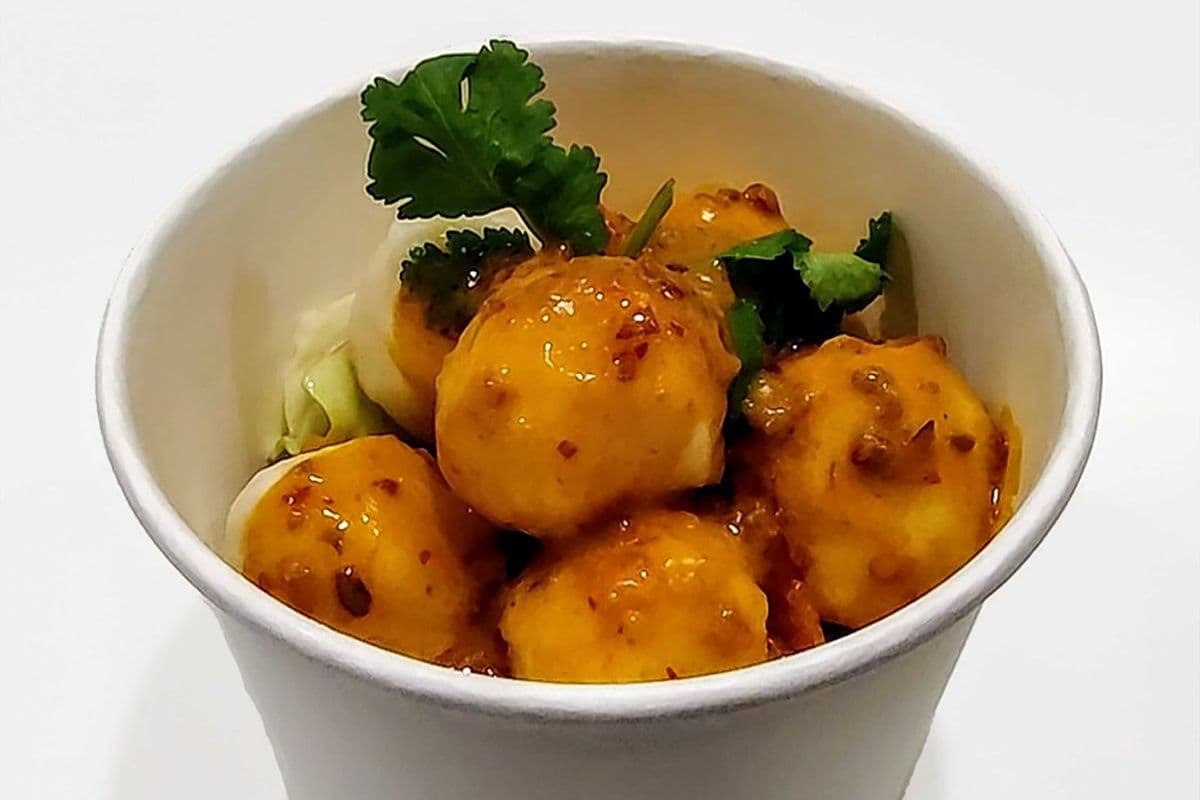 X3. Thai Curry Fish Balls