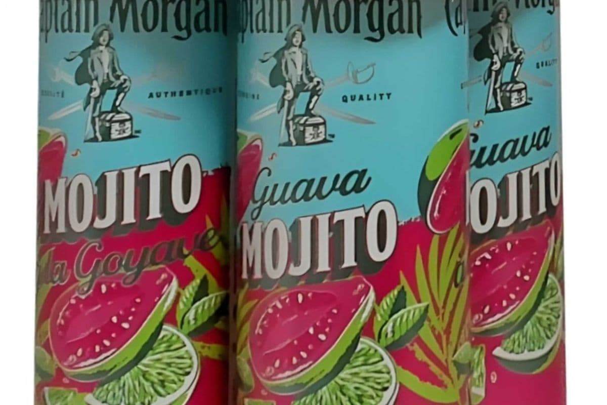 CAPTAIN MORGAN GUAVA MOJITO (4 PACK) (4 x 355ML CAN)