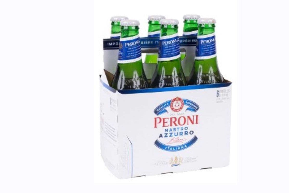 Peroni Nastro Azzurro Italiana 6 x 330 ML Bottles (1 x 330 ML)