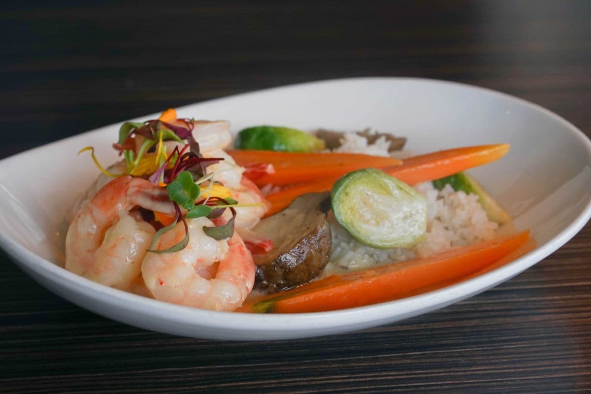 Poêlée de crevettes à l'ail