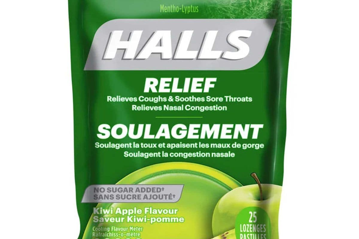 Halls Kiwi-Apple Relief Lozenge (Lozenges) (25 pcs)