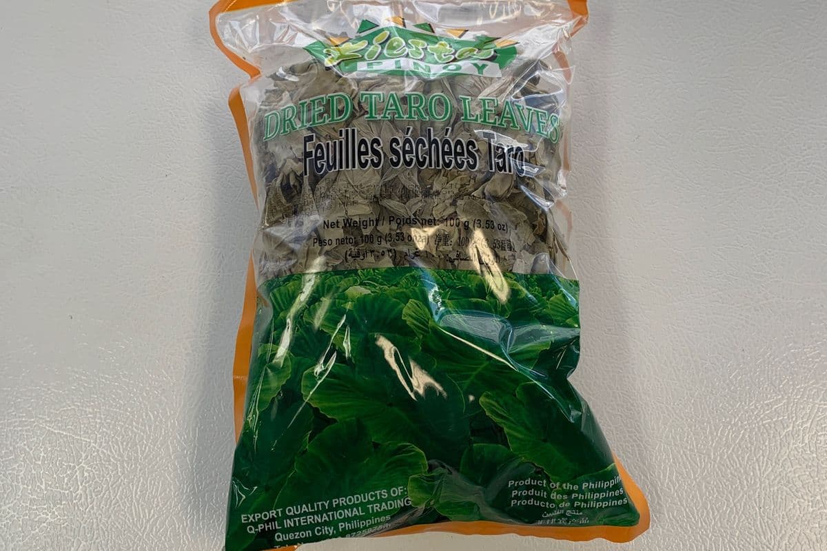 Dried taro leaves 100g