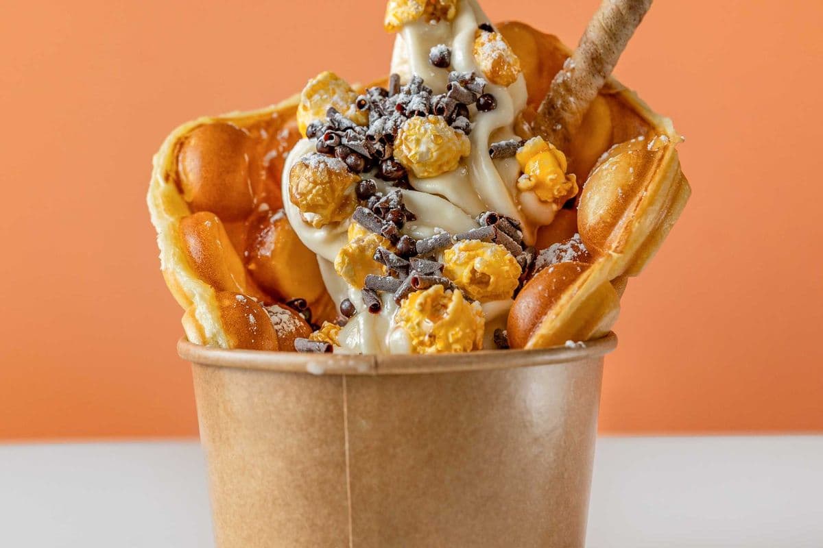 Gaufre popcorn / Popcorn Waffle