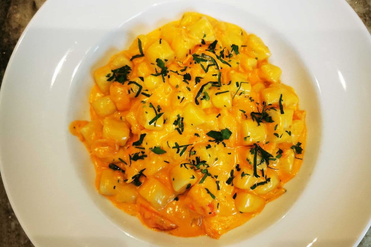 Gnocchi al salmone