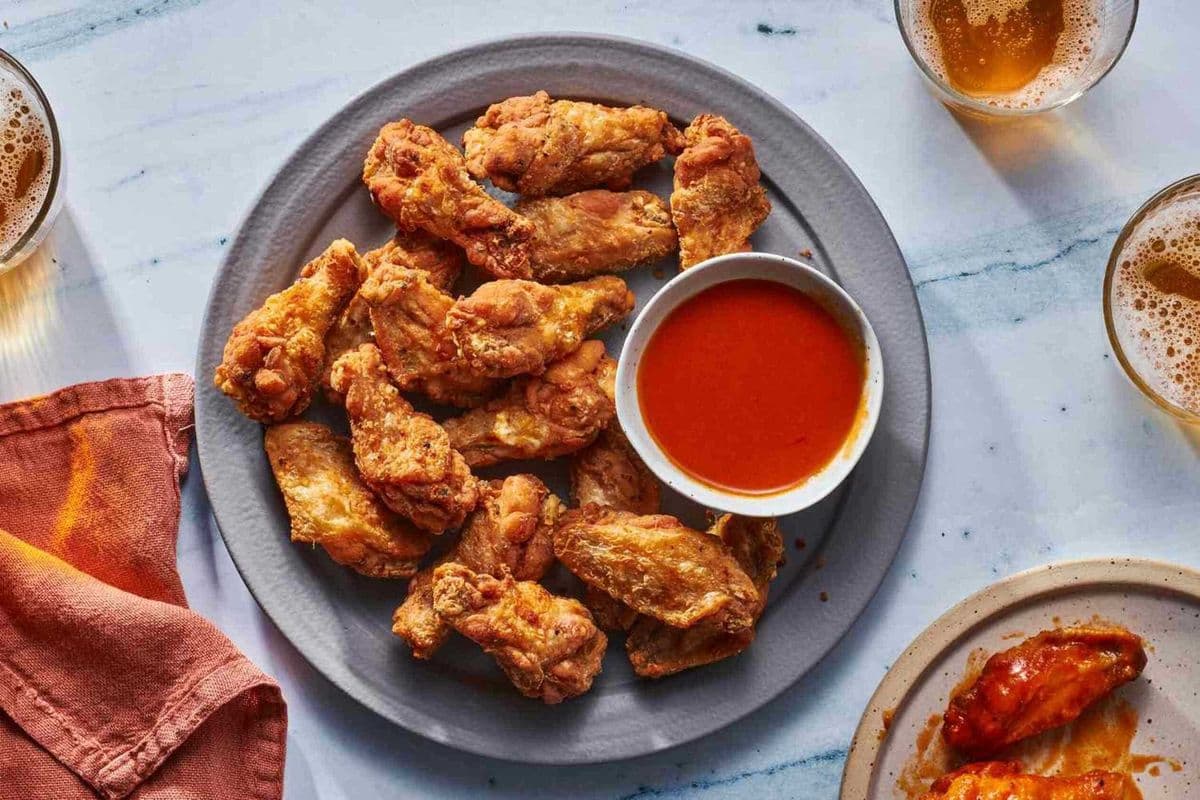 4. Deep Fried Chicken Wings (1 lb)