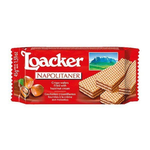 Loacker Wafer Hazelnut 45g