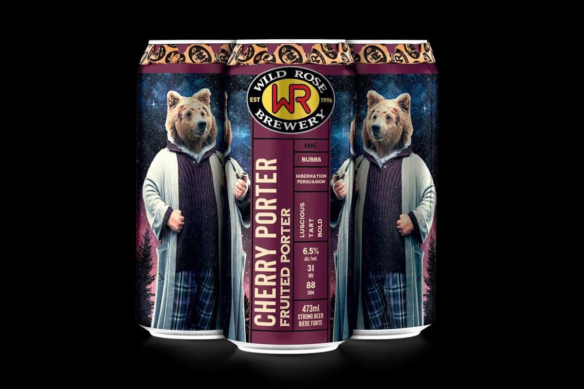 WILD ROSE CHERRY PORTER-4 CANS (4 x 473ML CANS) (4 x 4*473ml)