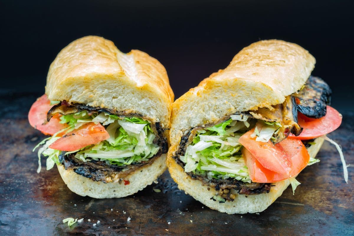 Roasted Eggplant Sandwich