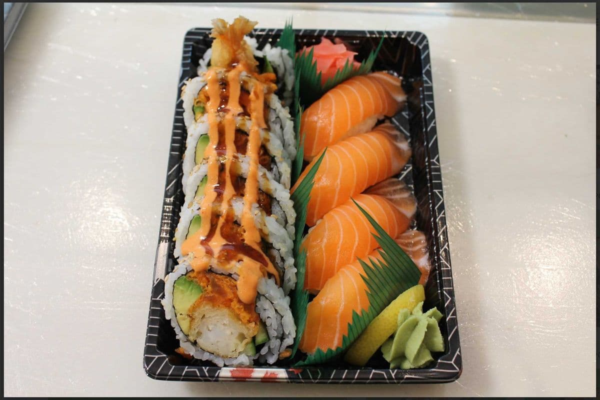 Spicy Salmon Dynamite Sushi Combo