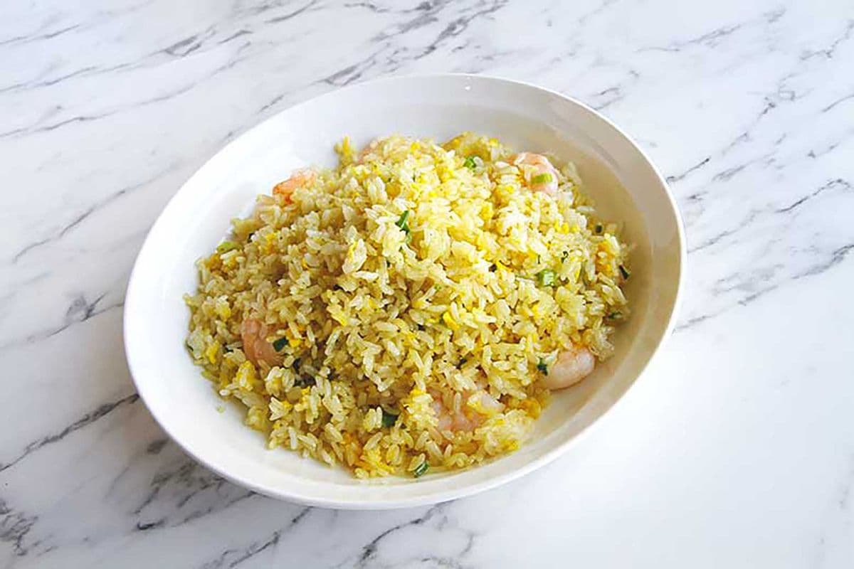 Fried Rice with Shrimps 蝦仁炒飯