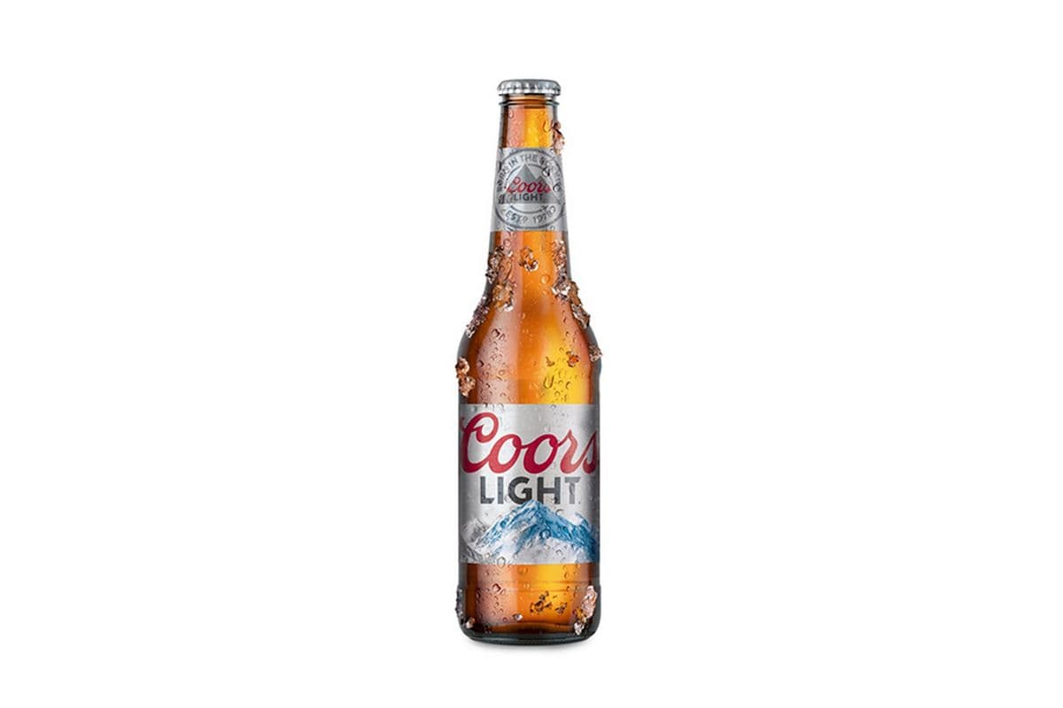Bottled Coors Light Beer (1 x 341 ml Bottle)