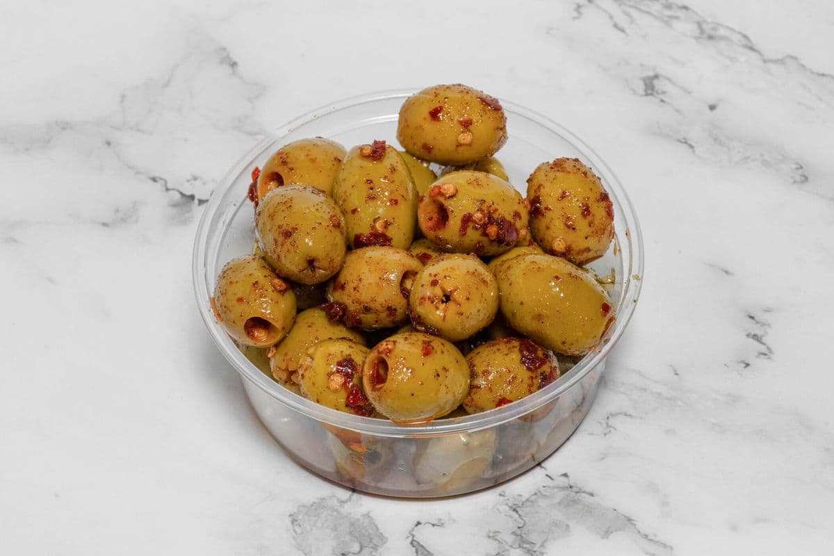 Sicilian Hot Olives