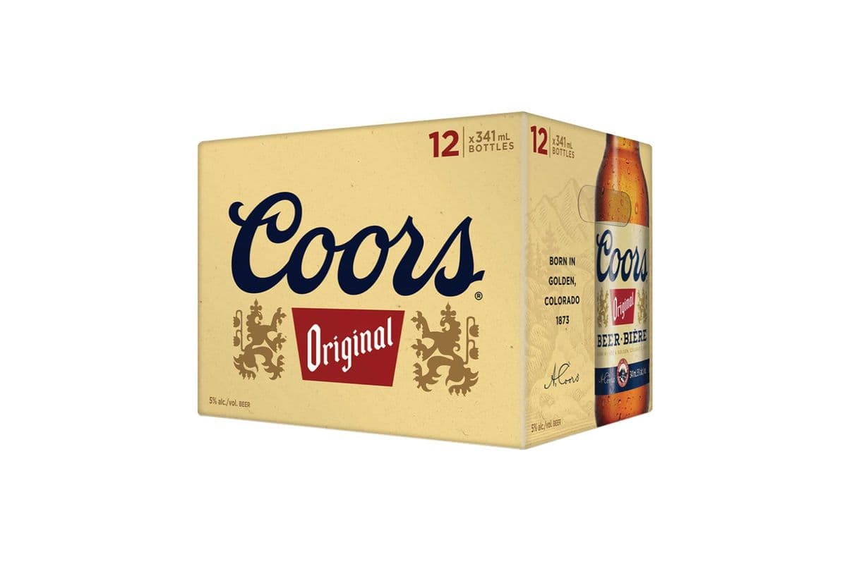 COORS ORIGINAL 12BOTTLES (1 x 341ML)