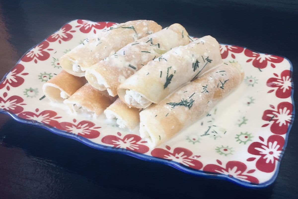 Nalysnyky - Cottage Cheese Crepes (2 pcs.)