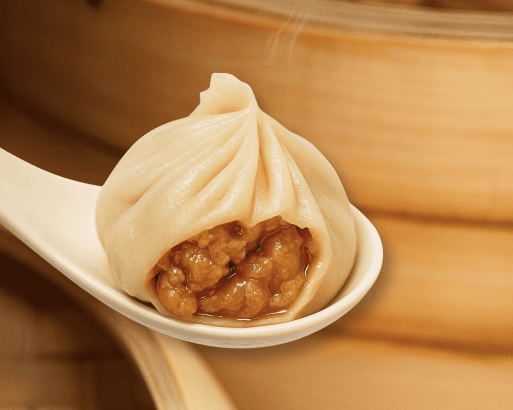 12. Sweet Pork Dumpling / Porc sucré Xiao Long Bao