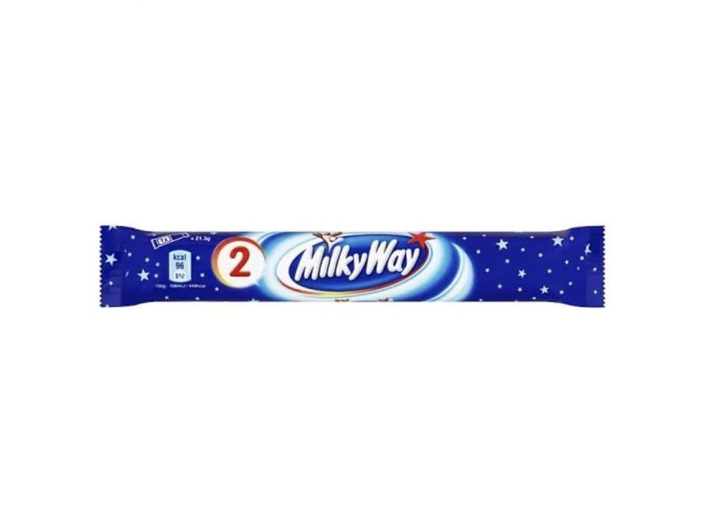 Milky Way 2x Bar Euro 43g Nougat Milk Chocolate