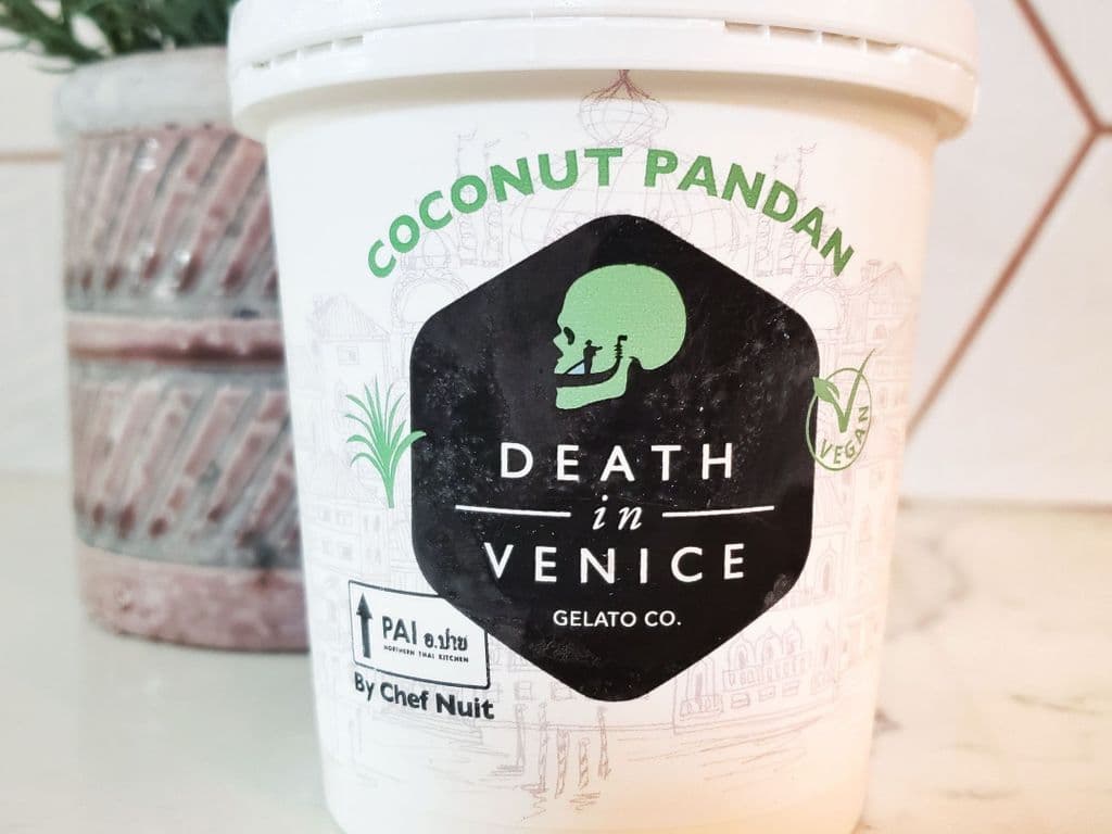 Death in Venice Gelato - Coconut Pandan (Vegan)