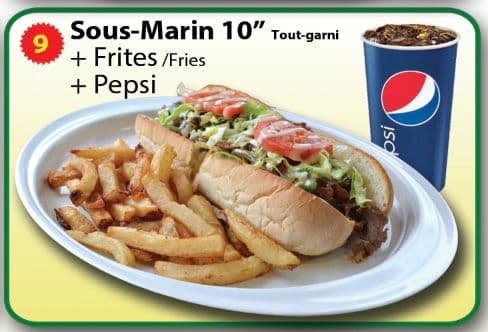 Trio sous-marin 10'' / Trio Submarine 10''