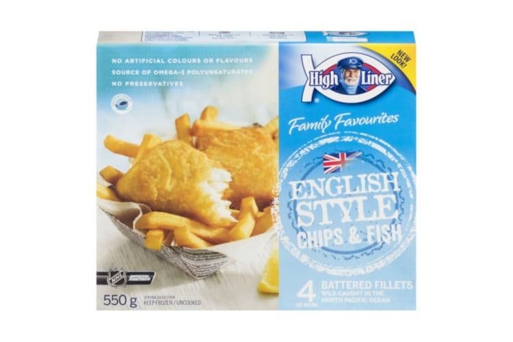 HL English Style Chips and Fish (550 g)