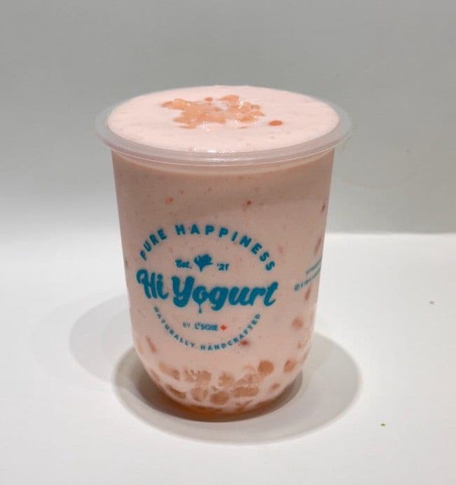 Guava Yogurt Shake with Crystal Ball (粉红芭乐酸奶)