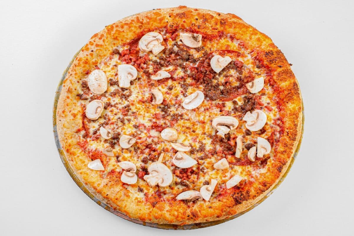 Double Cheese Burger Pizza