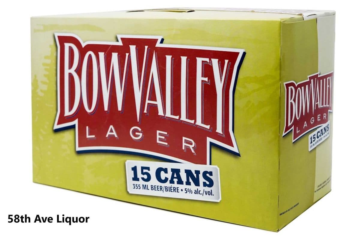 BOW VALLEY LAGER 15PKC (1 x 15CANS )