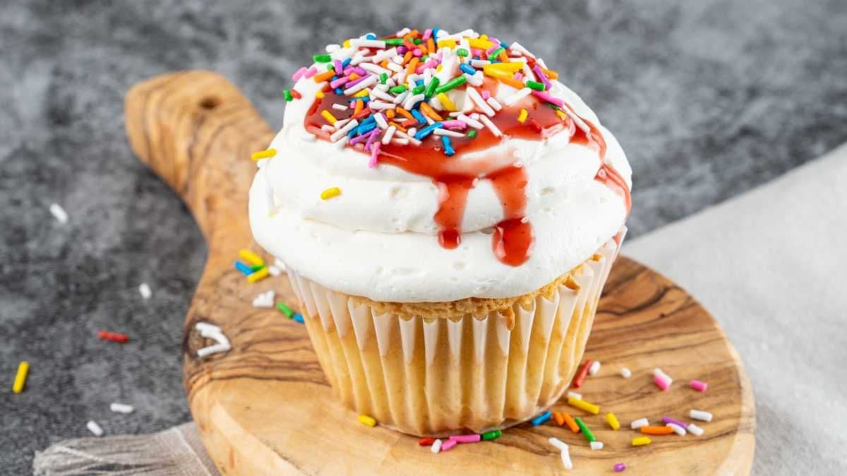 Strawberry Shortcake Cupcake