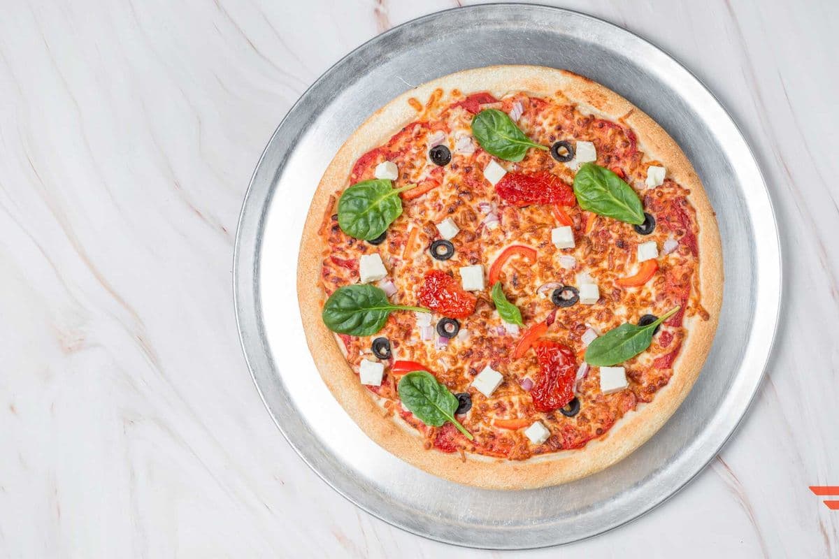 10" Small Veggie Mediterranean Pizza