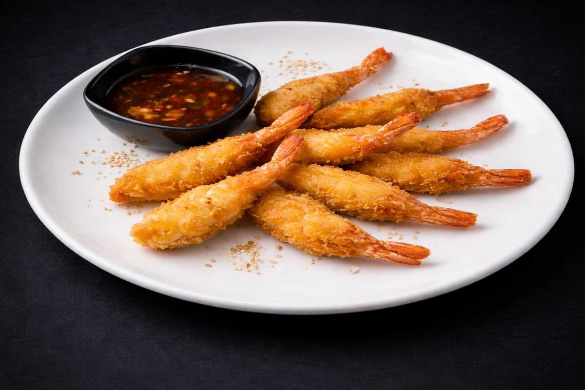 7A. Breaded Deep-Fried Tiger Prawns (8 pcs)