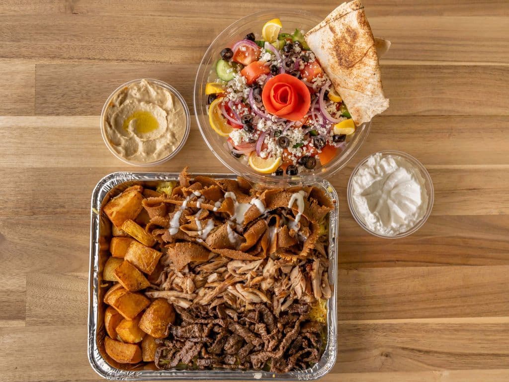 Shawarma Family Plate for 3